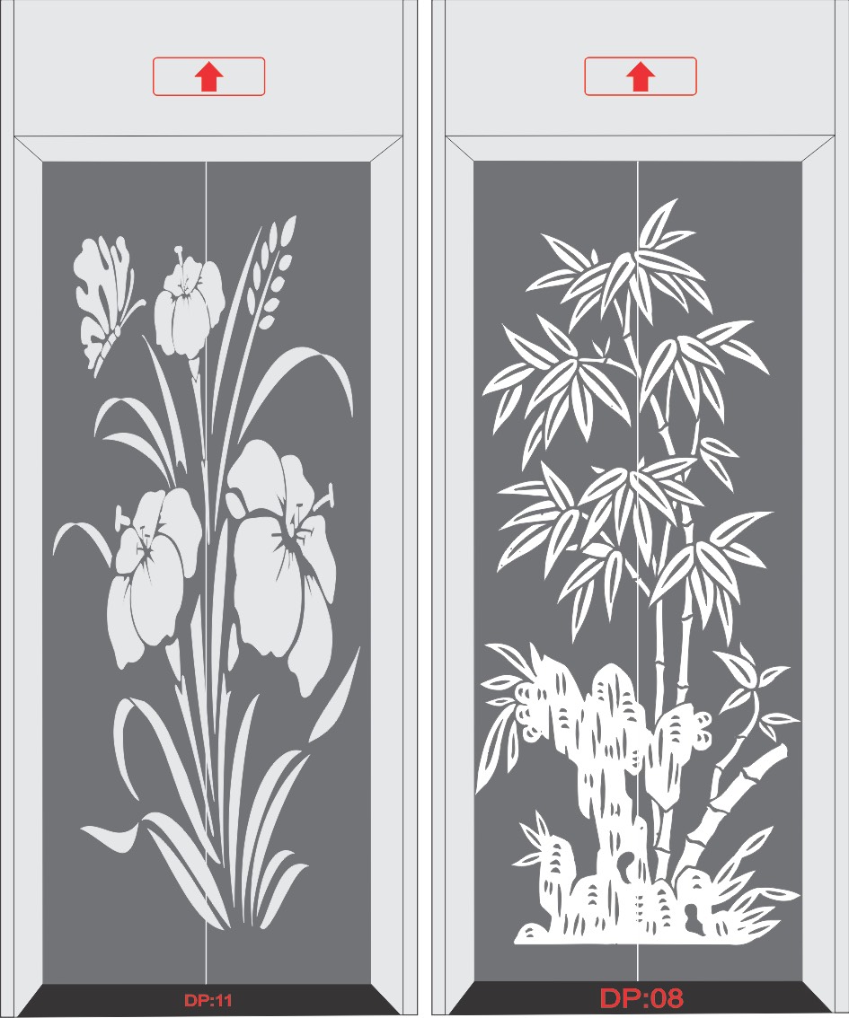 mẫu cửa tầng Thang Máy Thuận An